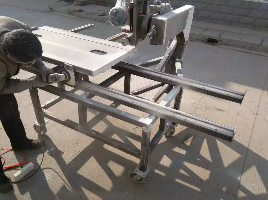 【密封道軌瓷磚切割機(jī)切割大理石微晶石開槽磨圓倒角加工石材切割】_